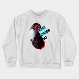 Flash shadow cat Crewneck Sweatshirt